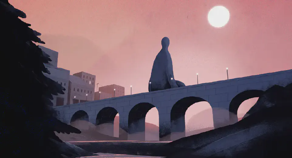 Poster for A Giant on the Bridge. Credit: BoxDog Inc.