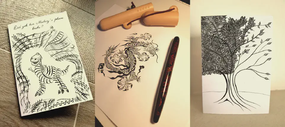 Random Calligraphy Art. Credit: John Urquhart Ferguson
